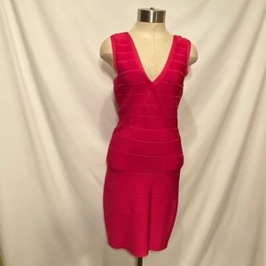 Calvin Klein hot pink extra small knee high dress